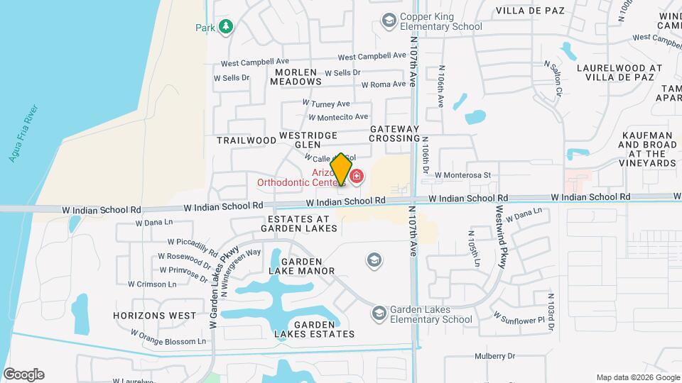 10845 W Monterosa St Mapa y Detalles de la Ubicación