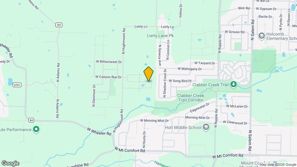 4411 W Canyon Run Dr Map and Location Details