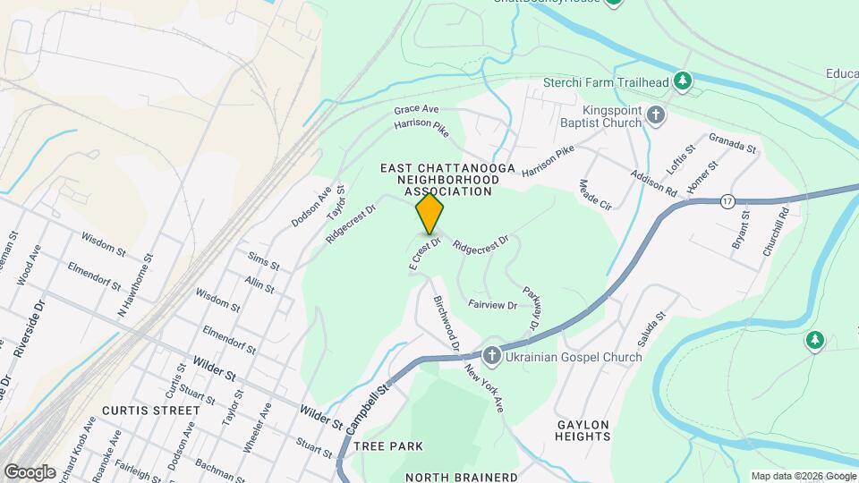 3521 E Crest Dr Map and Location Details