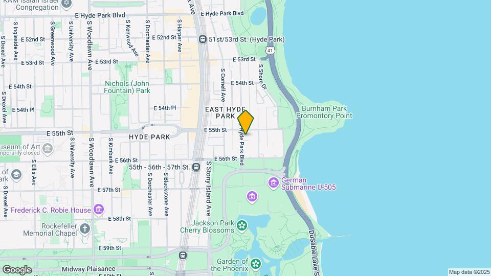 5519 S Hyde Park Blvd Map and Location Details
