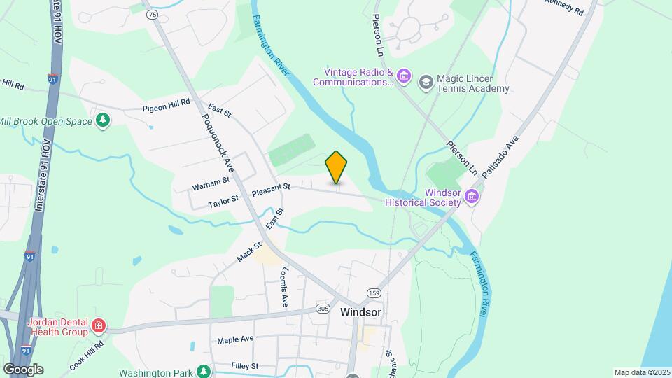 121 Pleasant St Map and Location Details