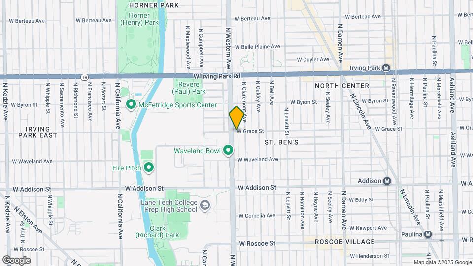 3751-3759 N Western Ave Map and Location Details