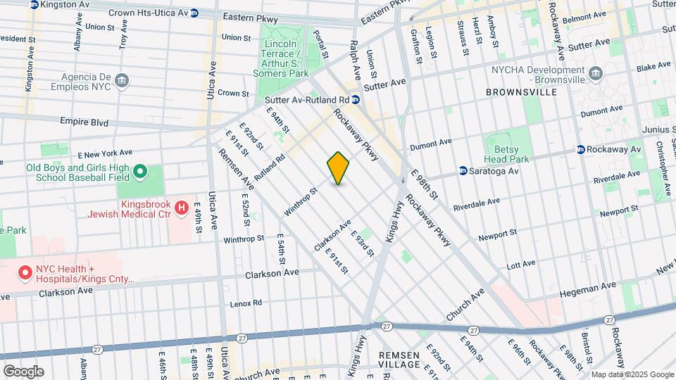 211 E 94th St Map and Location Details