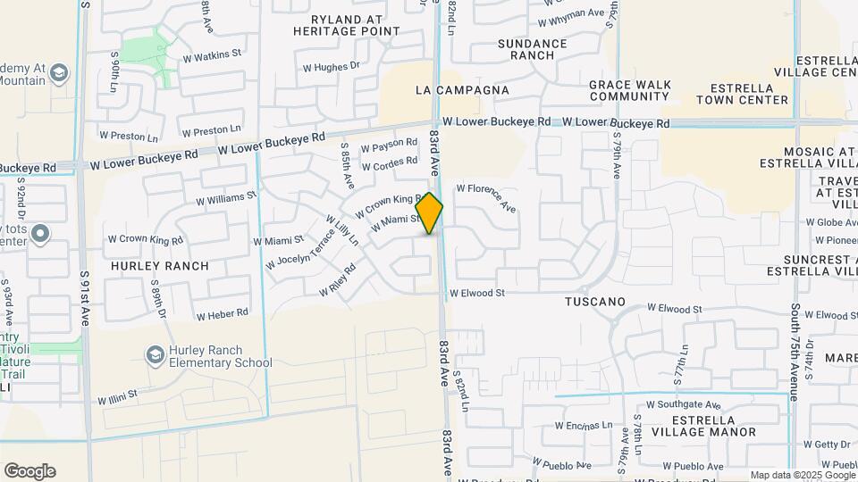 8305 W Pioneer St Map and Location Details