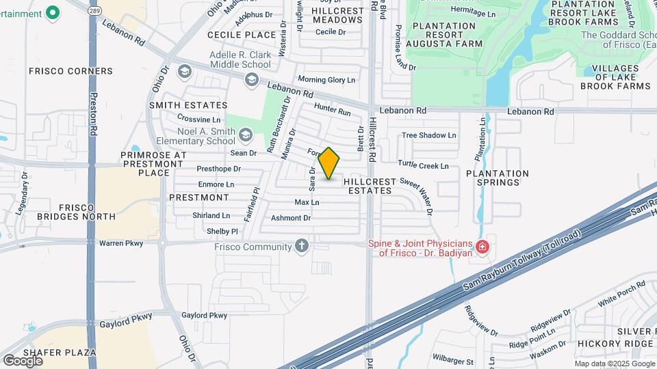 10216 Mallory Dr Map and Location Details