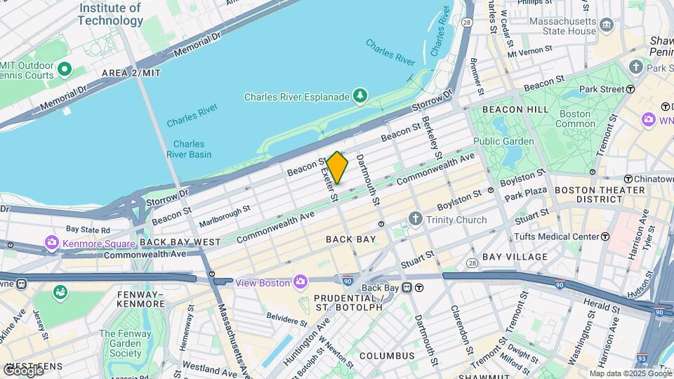 191 Commonwealth Ave, Unit #7 Map and Location Details