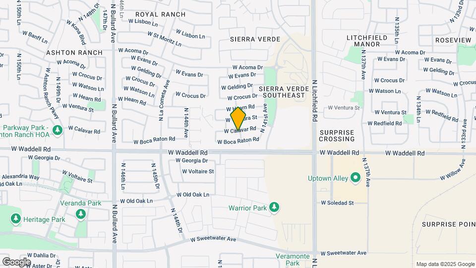 14211 W Calavar Rd Map and Location Details