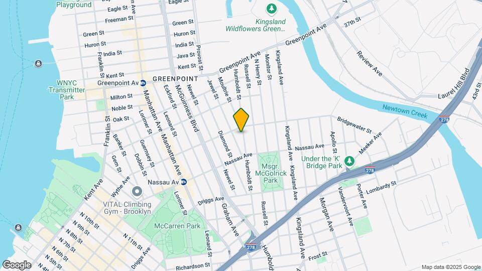 725 Humboldt St Map and Location Details