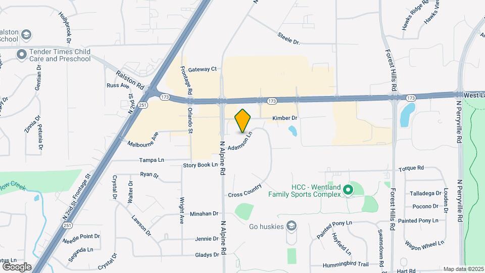 4640 Adamson Ln Map and Location Details