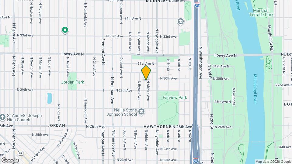 2931 N Aldrich Ave Map and Location Details