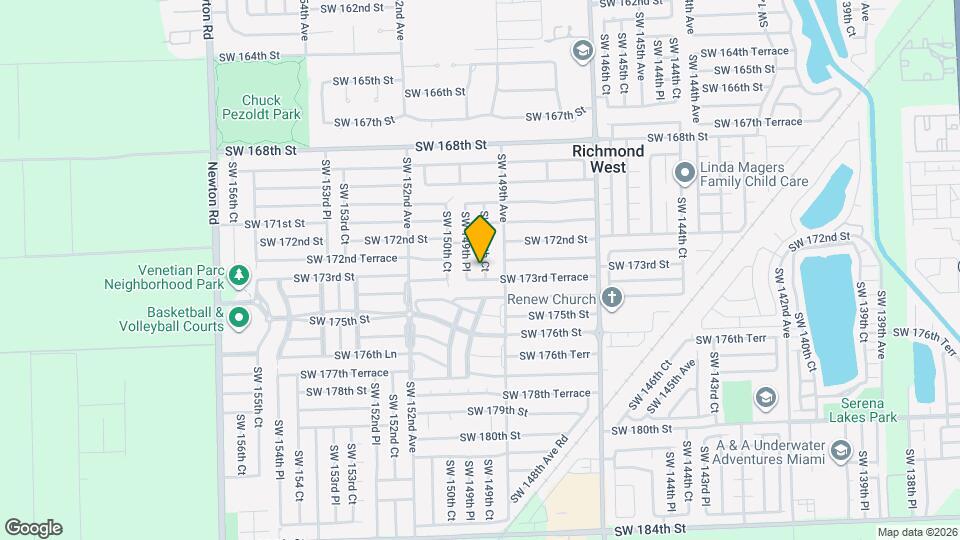 17322 SW 149th Ct Map and Location Details