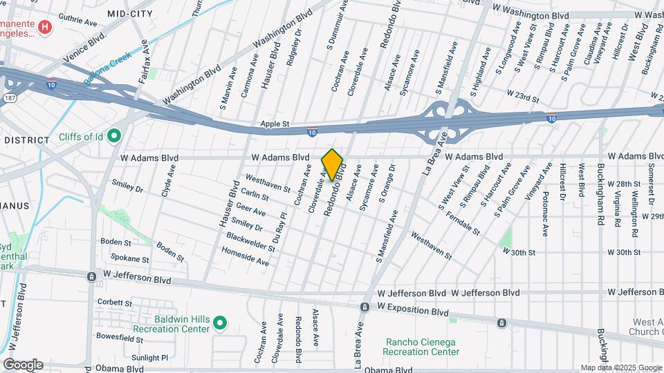 2657 S Redondo Blvd Map and Location Details