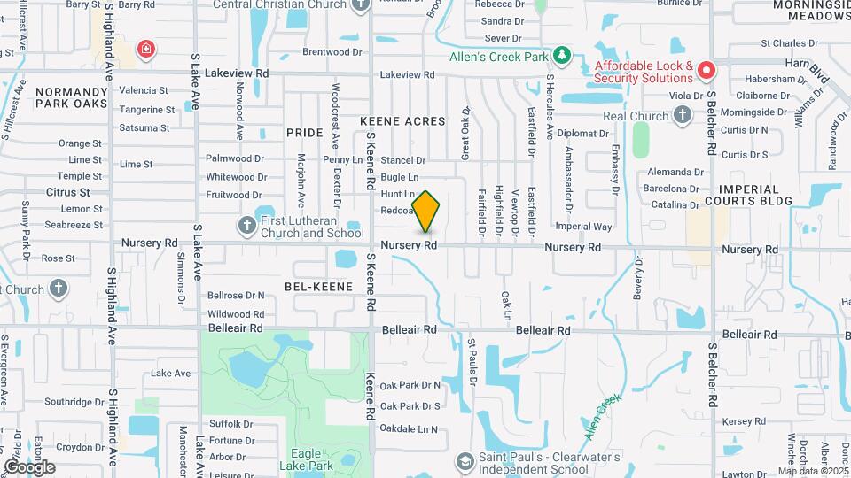 1498 Hunt Ln Map and Location Details