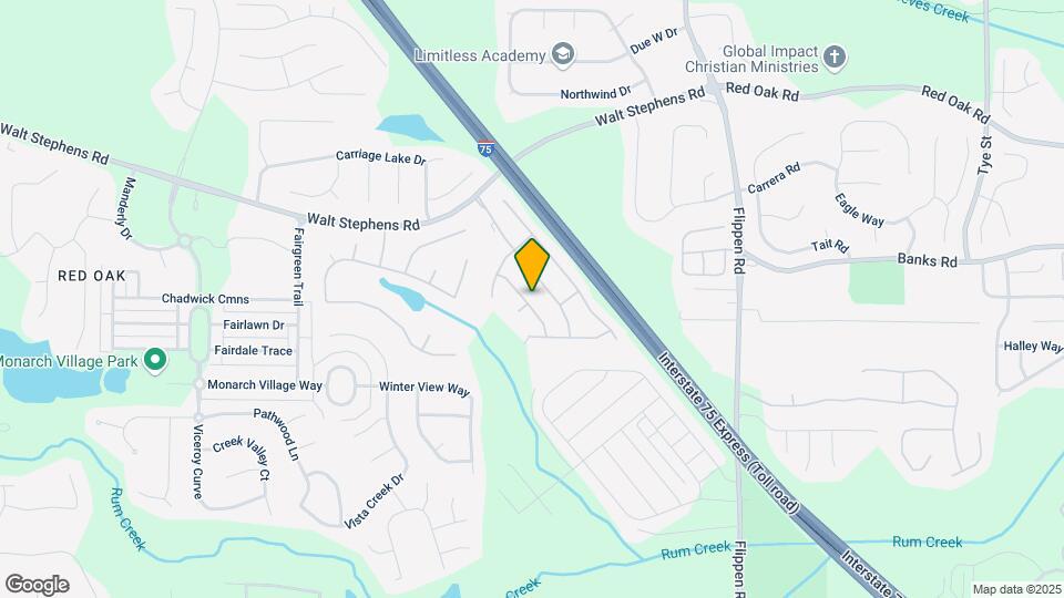 1025 Borrington Ln Map and Location Details