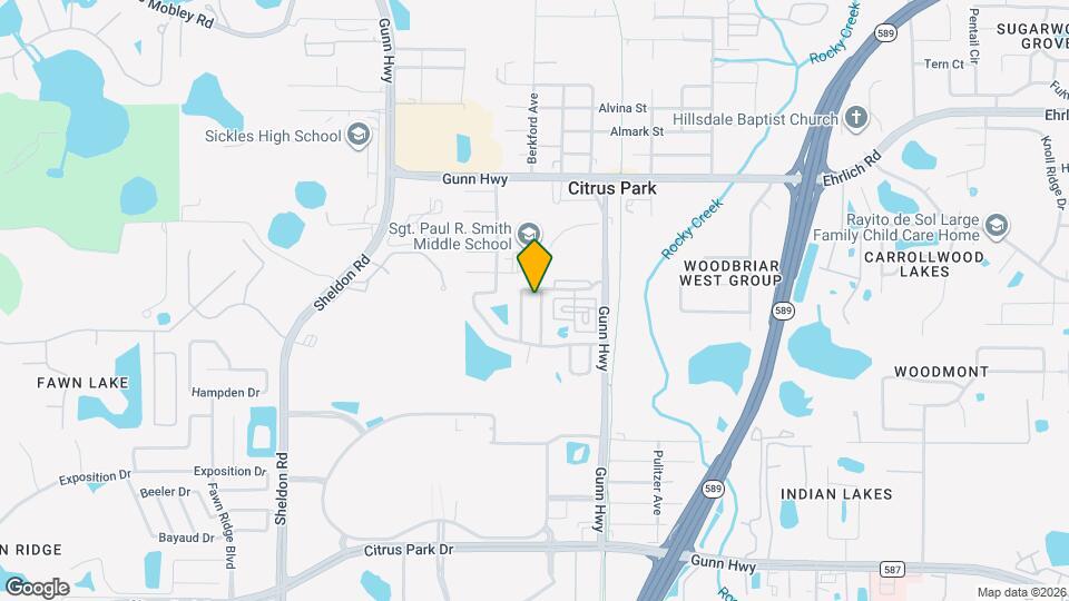 14042 Lemon Valley Pl Map and Location Details