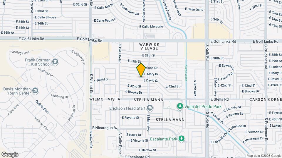 6633 E David Dr Map and Location Details