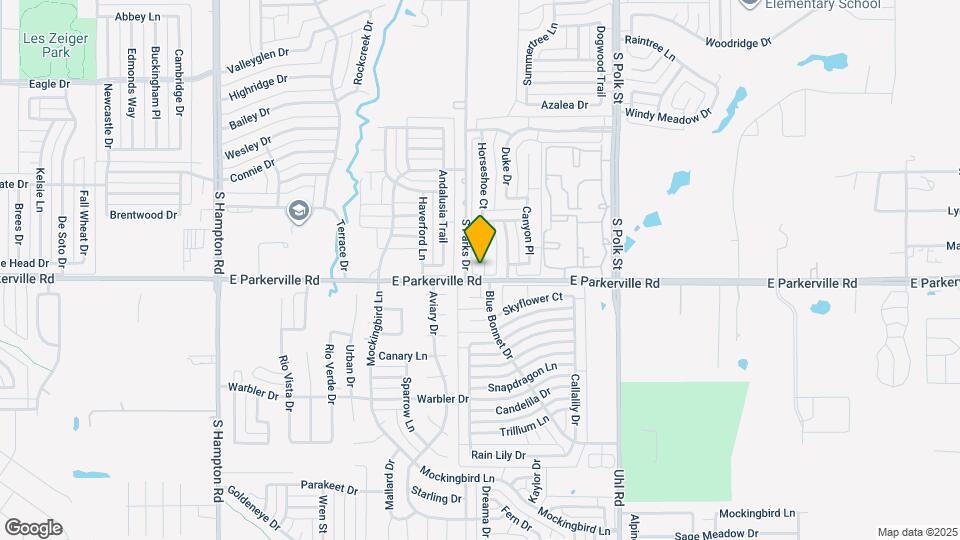 845 Horseshoe Ct Map and Location Details