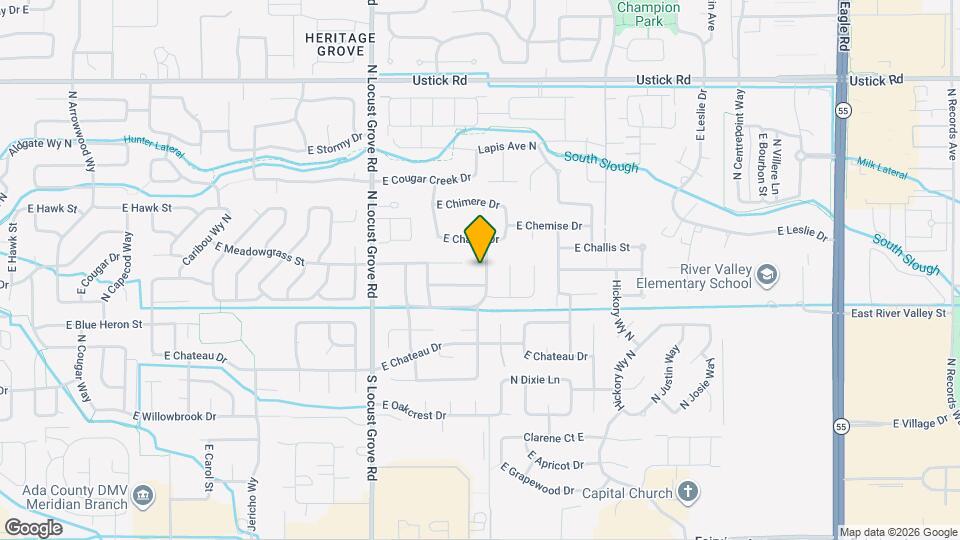 2507 N Laughridge Ave Map and Location Details