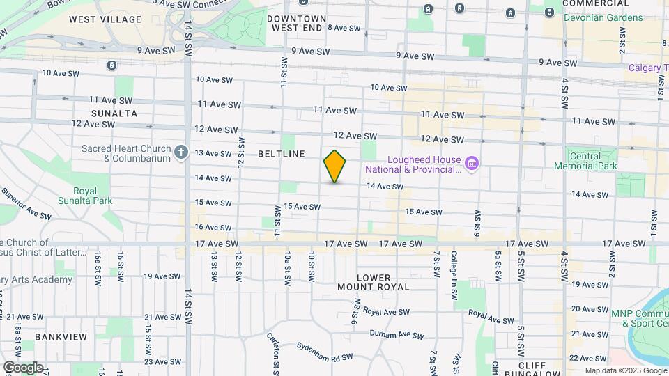 1025 14th Ave SW Map and Location Details