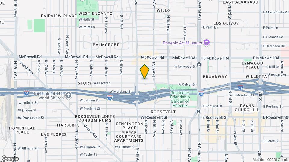 522-524 W Culver St Map and Location Details