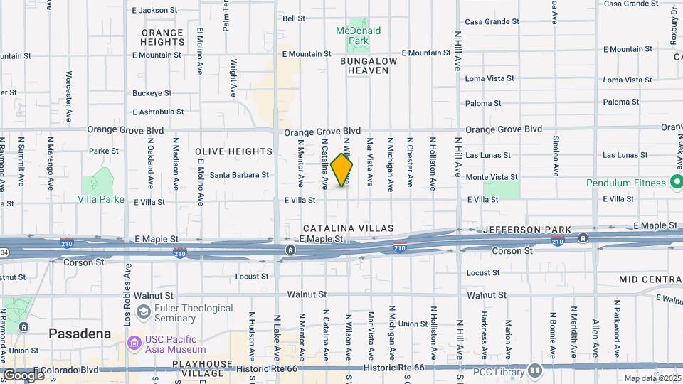 505 N Wilson Ave Mapa y Detalles de la Ubicación