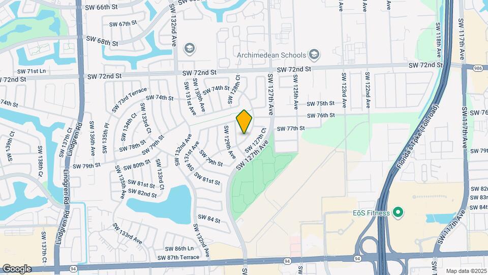 7730 SW 127th Dr Mapa y Detalles de la Ubicación