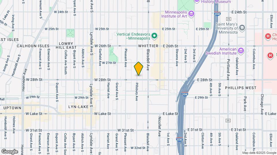 130 W 28th St Map and Location Details