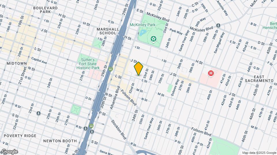 3213 L St Mapa y Detalles de la Ubicación