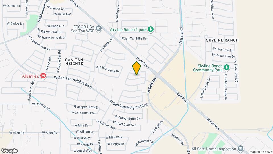 2056 W Allens Peak Dr Map and Location Details