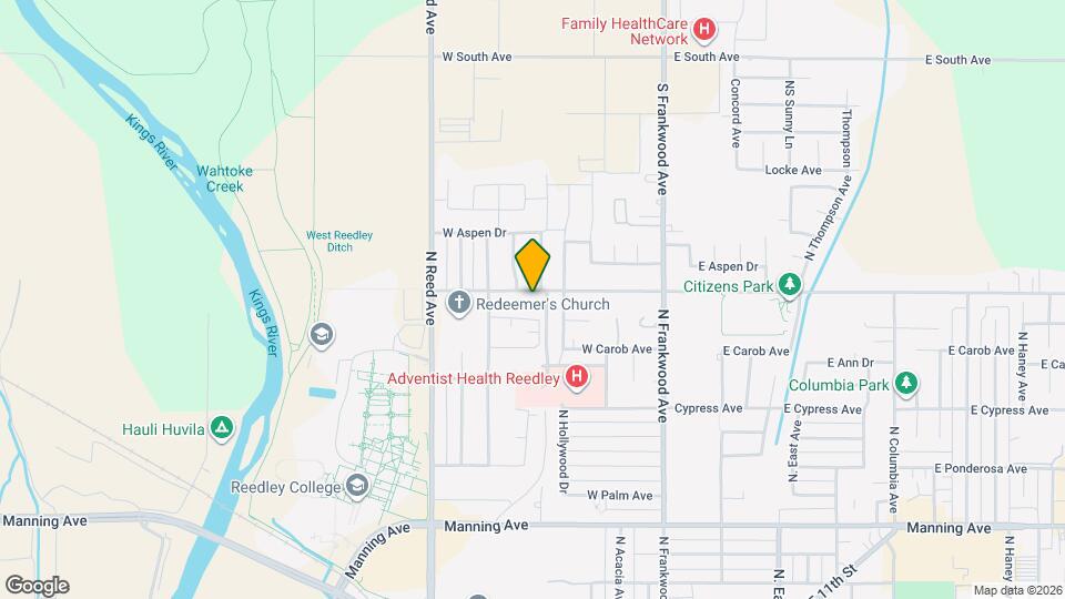 539 W Parlier Ave Map and Location Details