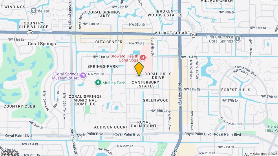 2881 NW 98th Way Map and Location Details
