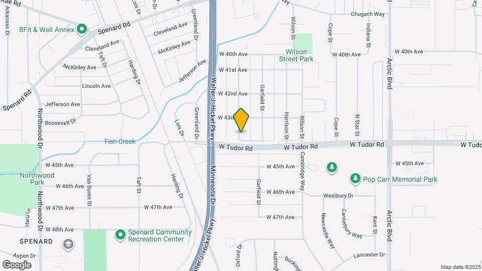 4313 Hayes St Map and Location Details