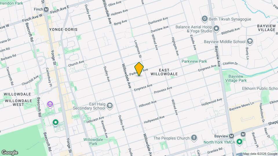 206 Kingsdale Ave Map and Location Details