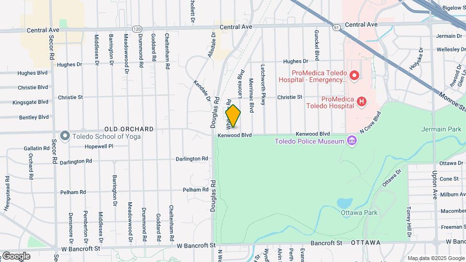 2644 Kenwood Blvd Mapa y Detalles de la Ubicación