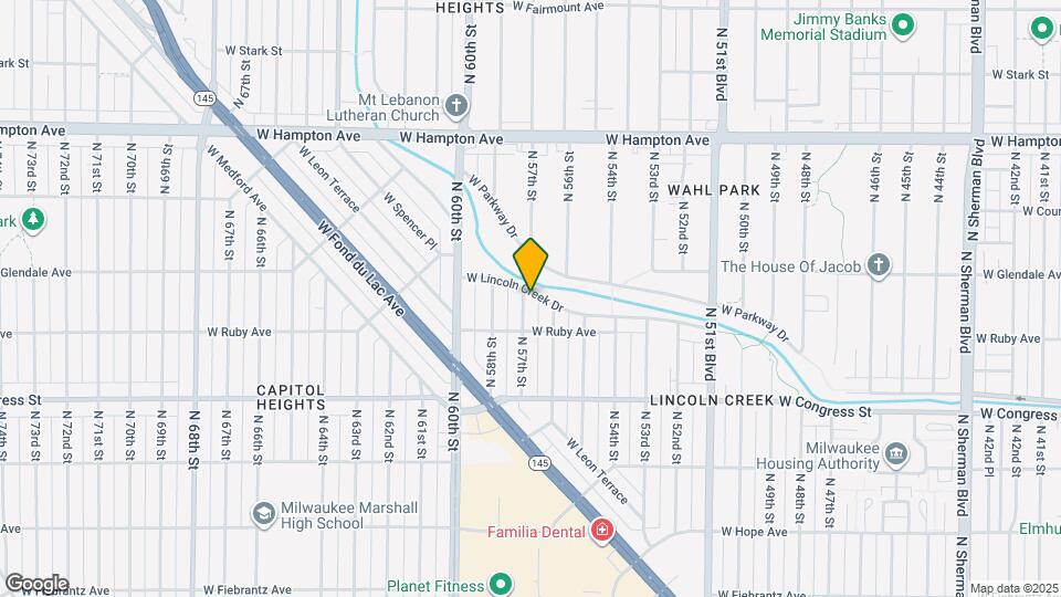 5629 W Lincoln Creek Dr Map and Location Details