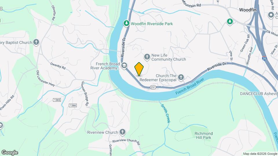 207 Riverside View Dr Map and Location Details