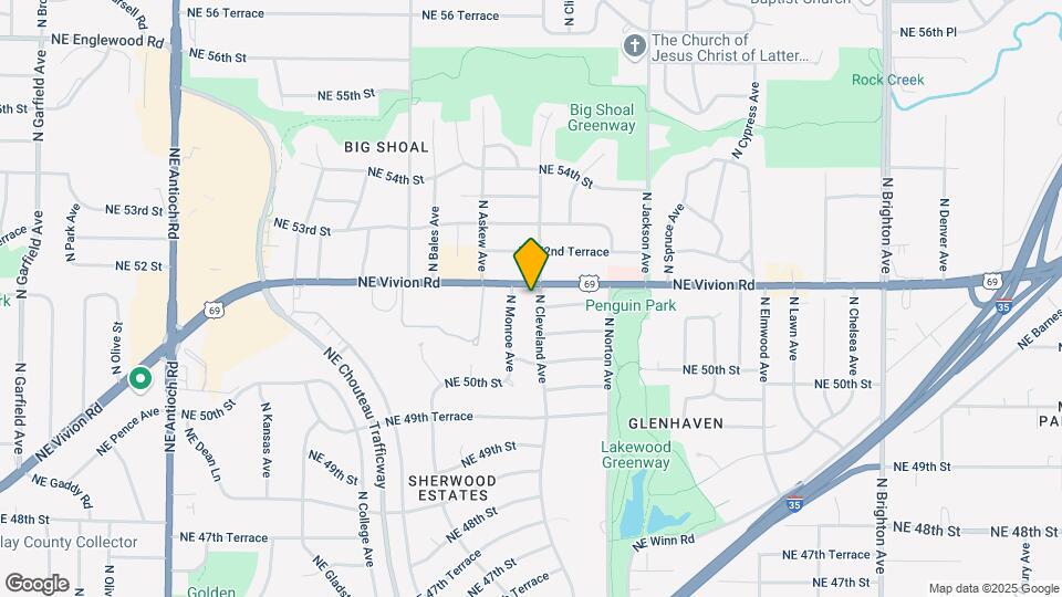 5122 N Cleveland Ave Map and Location Details