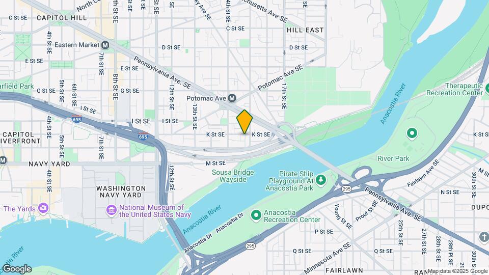 1441 K St Se Map and Location Details