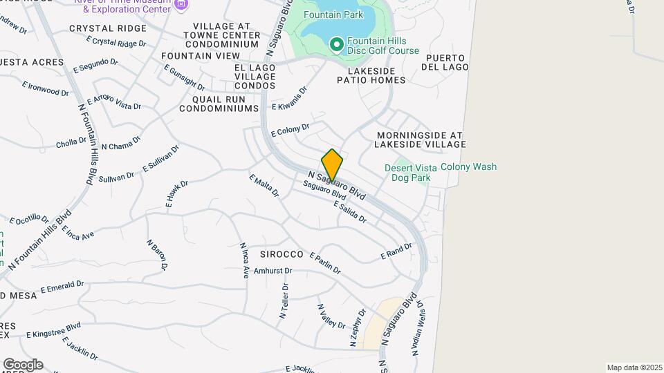 11832 N Saguaro Blvd Map and Location Details