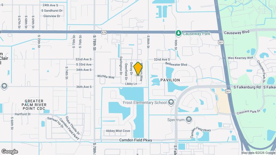 3228 Clifford Sample Dr Map and Location Details