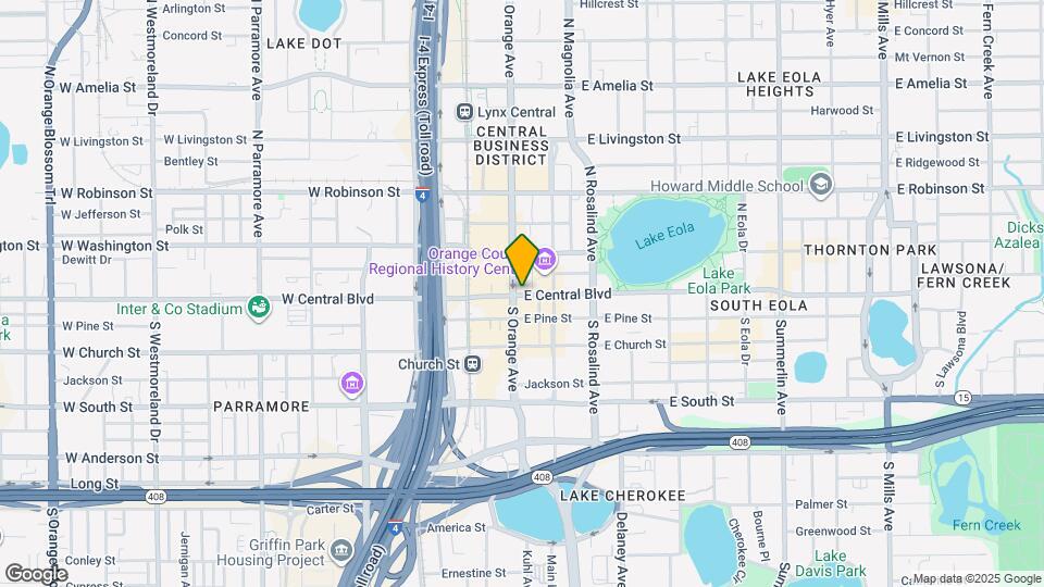 233 E Central Blvd Map and Location Details