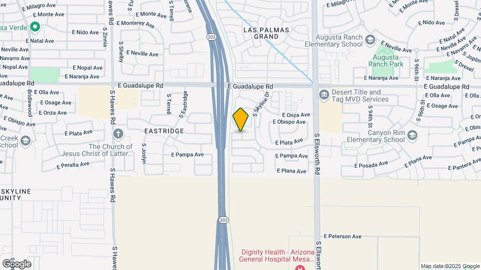 8901 E Oro Ave Map and Location Details