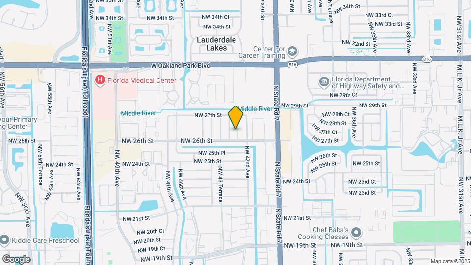 2621 NW 42nd Terrace Map and Location Details