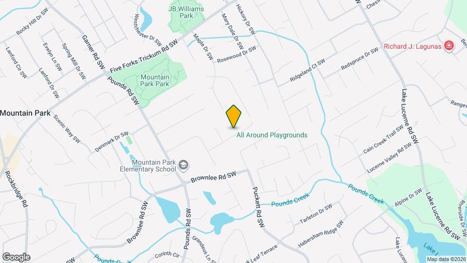 1527 Ridgewood Dr SW Map and Location Details