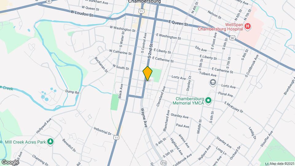 556 S 2nd St Map and Location Details