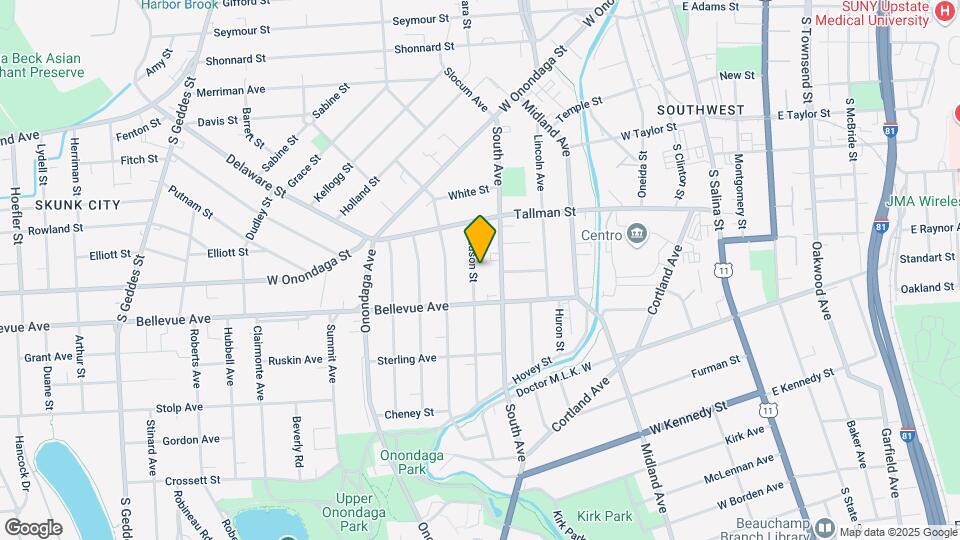 153 Hudson St Map and Location Details