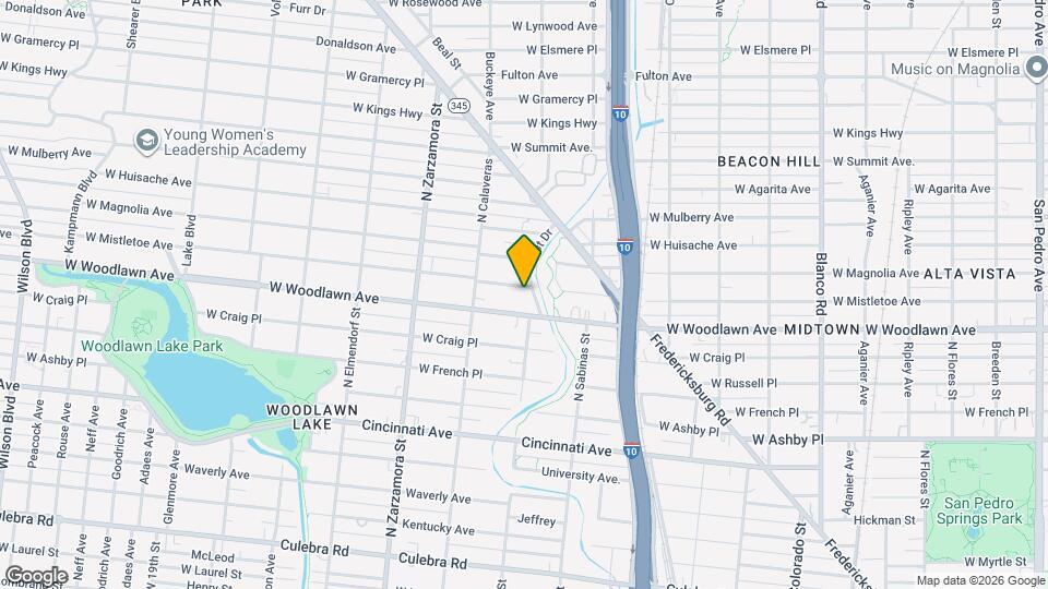 1506 W Mistletoe Ave Map and Location Details