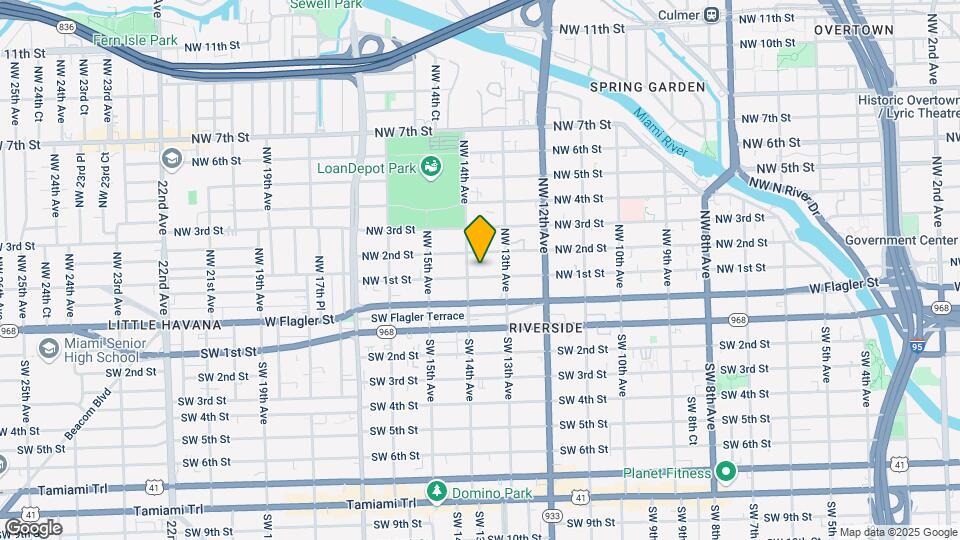 1353 NW 1st St Map and Location Details