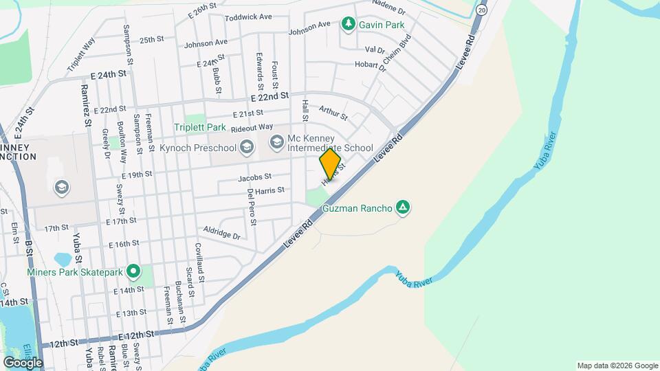 1734 Harris St Map and Location Details