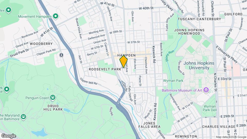 3435 Hickory Ave Mapa y Detalles de la Ubicación